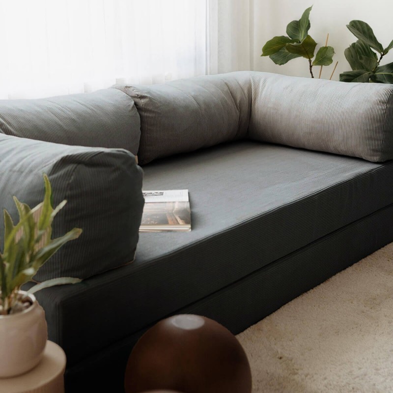 3-Seat Sofa-Bed Nook - Anthracite Anthracite