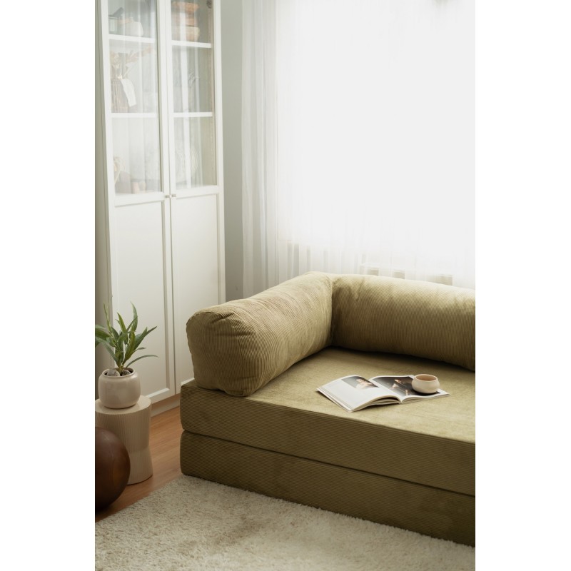 3-Seat Sofa-Bed Nook - Khaki Khaki
