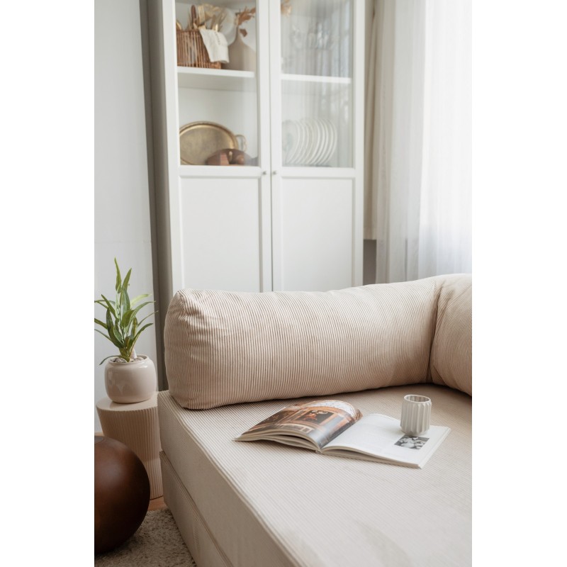 3-Seat Sofa-Bed Nook - Beige Beige
