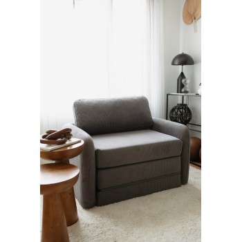 1-Seat Sofa-Bed Nest - Grey Grey