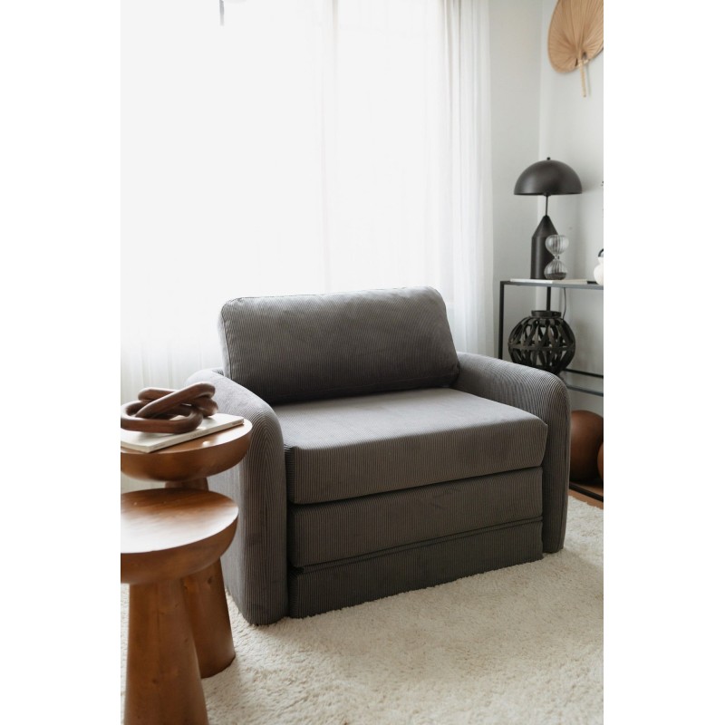 1-Seat Sofa-Bed Nest - Grey Grey