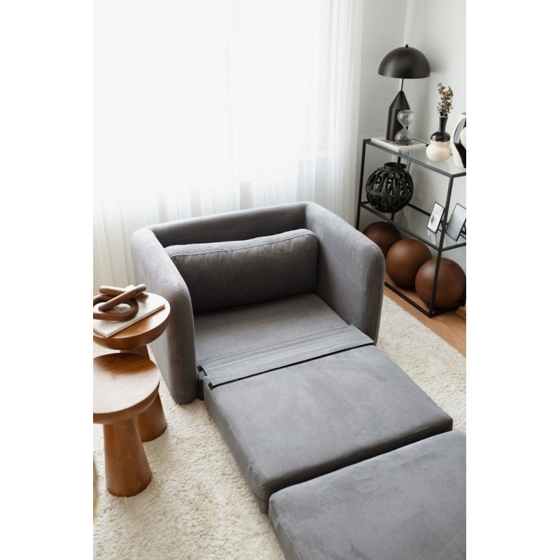 1-Seat Sofa-Bed Nest - Grey Grey
