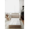 1-Seat Sofa-Bed Nest - White White