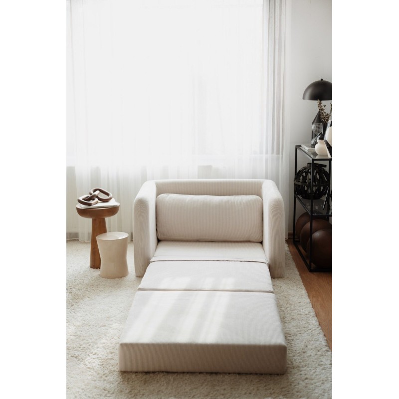 1-Seat Sofa-Bed Nest - White White