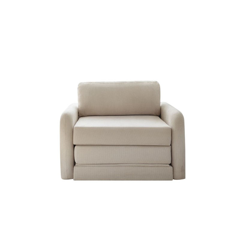 1-Seat Sofa-Bed Nest - White White