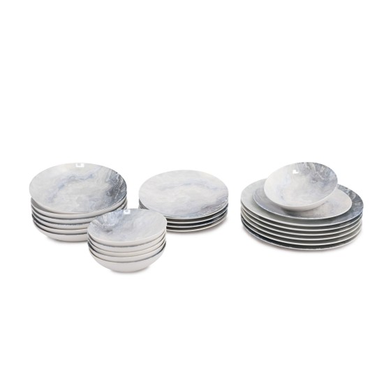 Dinner Set (24 Pieces) GBSATN24Y410050 Multicolor Hermia Dinner Set (24 Pieces) GBSATN24Y410050 Multicolor