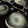 Dinner Set (24 Pieces) GBSATN24Y4101630 Cream
Green
Black