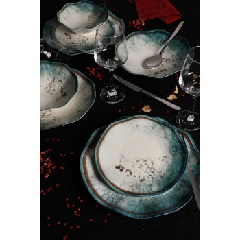 Dinner Set (24 Pieces) GBSNES24Y4R1341 Multicolor