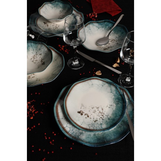Hermia Dinner Set (24 Pieces) GBSNES24Y4R1341 Multicolor