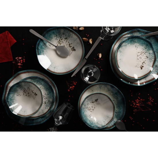 Hermia Dinner Set (24 Pieces) GBSNES24Y4R1341 Multicolor