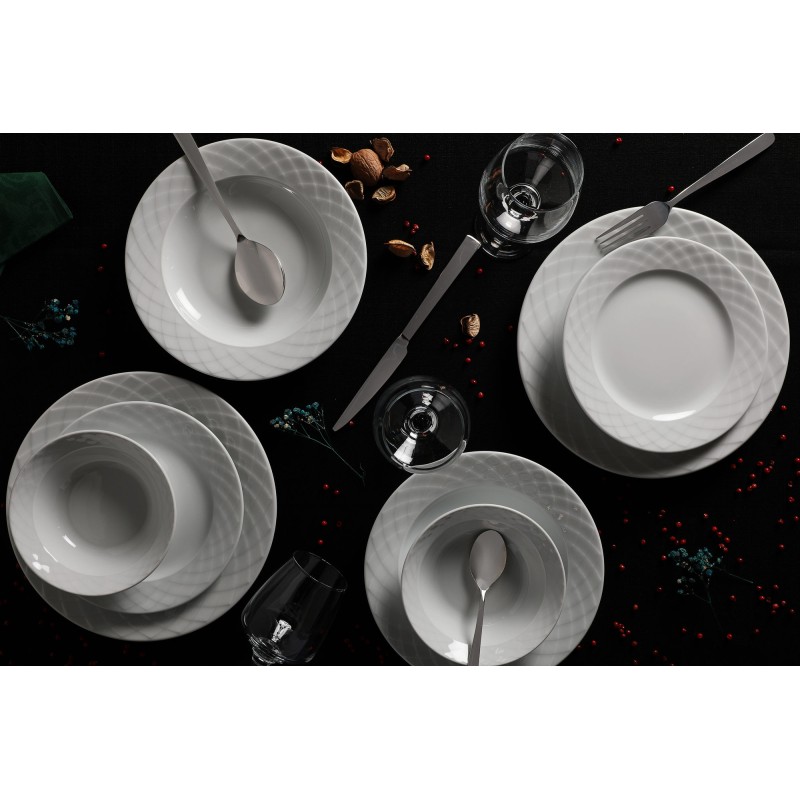 Dinner Set (24 Pieces) ALF24Y400 White