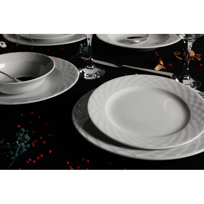 Dinner Set (24 Pieces) ALF24Y400 White