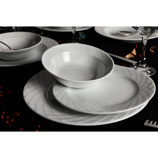 Dinner Set (24 Pieces) ALF24Y400 White