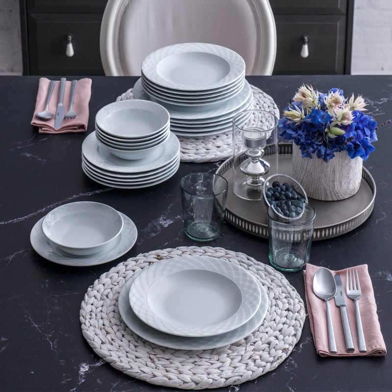 Dinner Set (24 Pieces) ALF24Y400 White