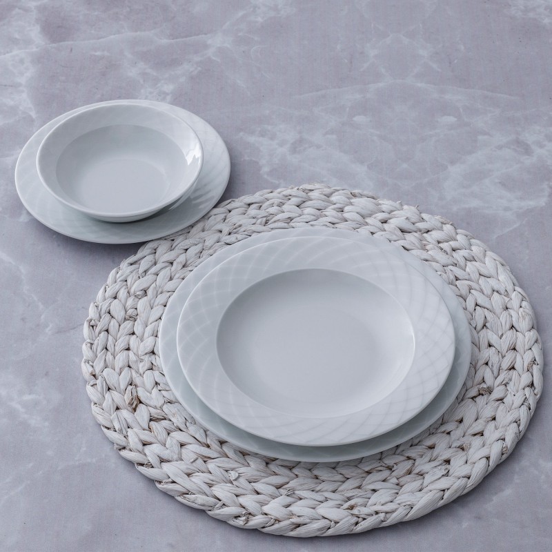 Dinner Set (24 Pieces) ALF24Y400 White
