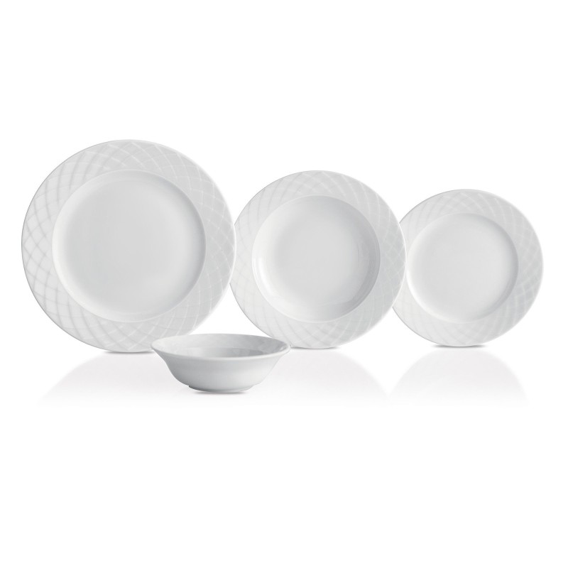 Dinner Set (24 Pieces) ALF24Y400 White