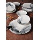 Hermia Dinner Set (24 Pieces) GBSATN24Y4R1360 Multicolor