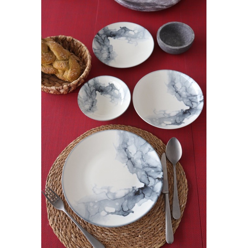 Hermia Dinner Set (24 Pieces) GBSATN24Y4R1360 Multicolor