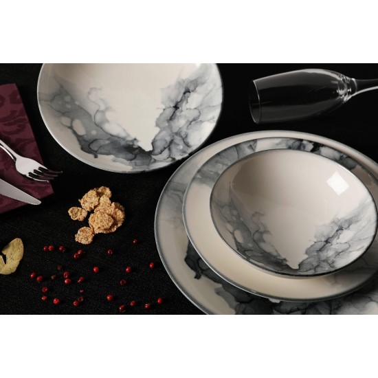 Hermia Dinner Set (24 Pieces) GBSATN24Y4R1360 Multicolor