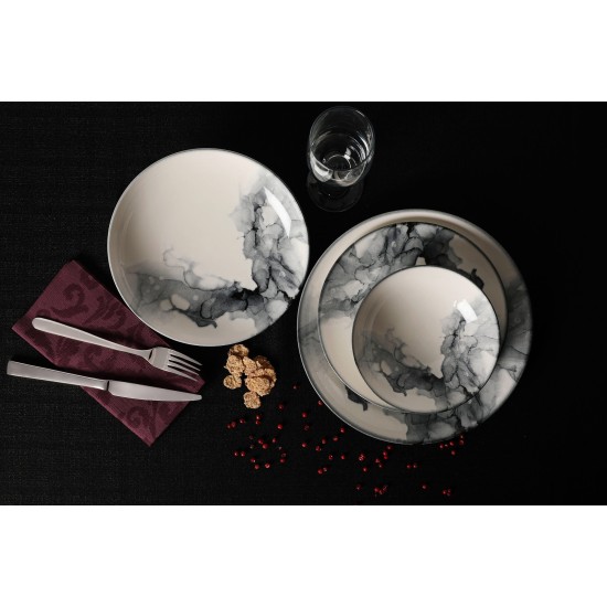 Hermia Dinner Set (24 Pieces) GBSATN24Y4R1360 Multicolor