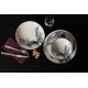 Hermia Dinner Set (24 Pieces) GBSATN24Y4R1360 Multicolor