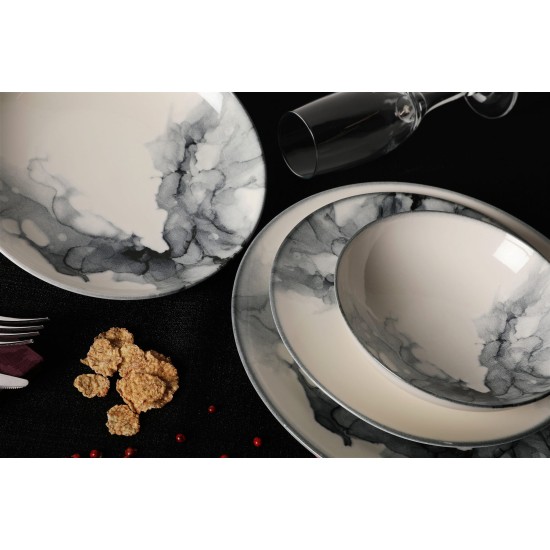 Hermia Dinner Set (24 Pieces) GBSATN24Y4R1360 Multicolor