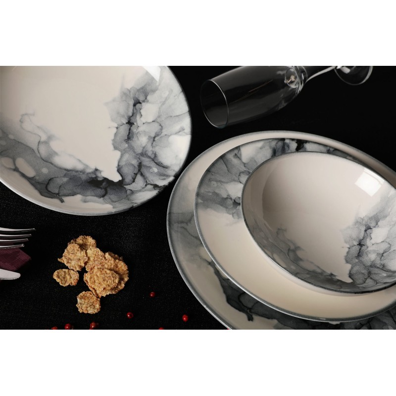 Hermia Dinner Set (24 Pieces) GBSATN24Y4R1360 Multicolor
