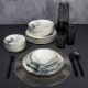 Hermia Dinner Set (24 Pieces) GBSATN24Y4R1360 Multicolor