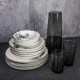 Hermia Dinner Set (24 Pieces) GBSATN24Y4R1360 Multicolor