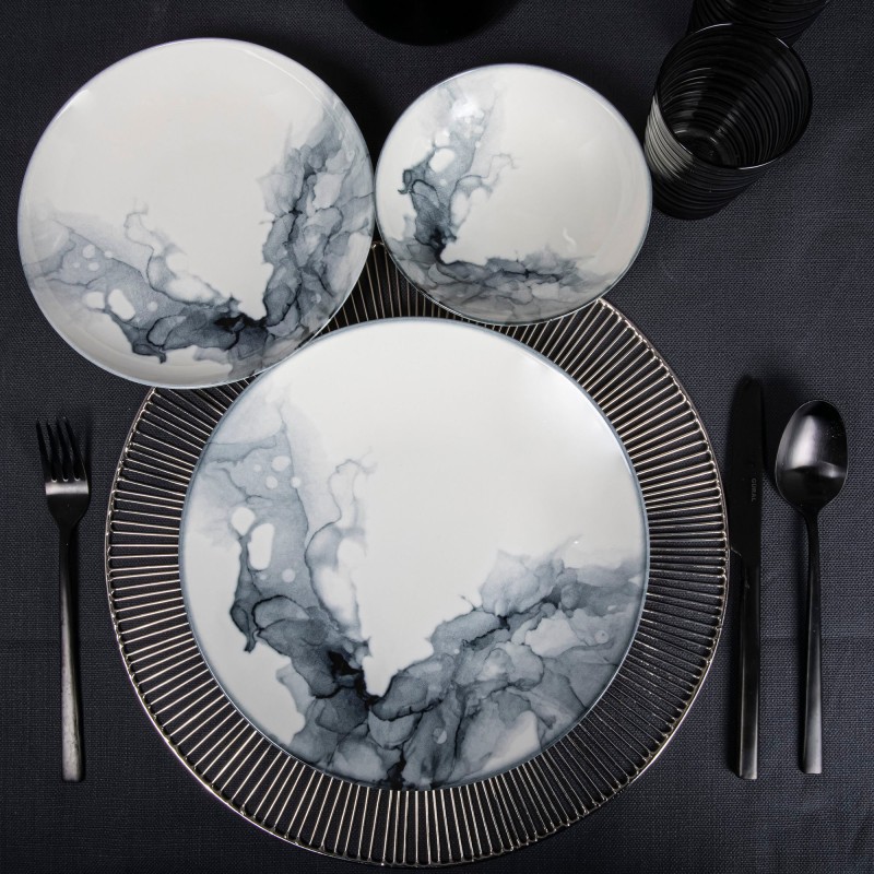 Hermia Dinner Set (24 Pieces) GBSATN24Y4R1360 Multicolor