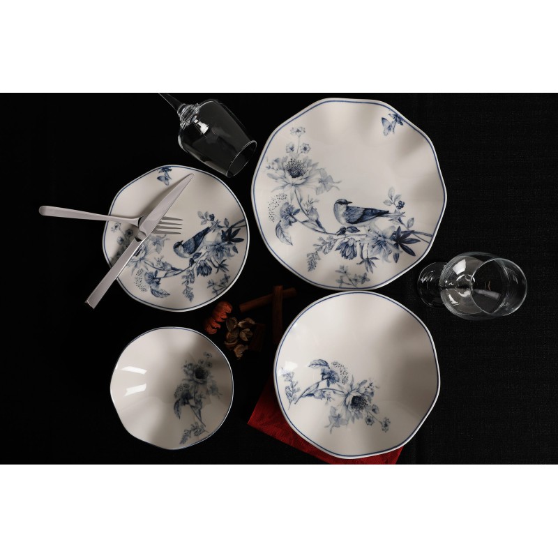 Dinner Set (24 Pieces) GBSNES24Y4E1891 Multicolor