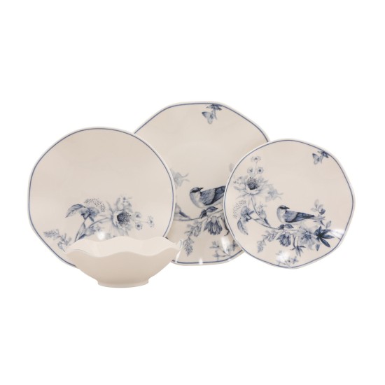 Dinner Set (24 Pieces) GBSNES24Y4E1891 Multicolor Dinner Set (24 Pieces) GBSNES24Y4E1891 Multicolor