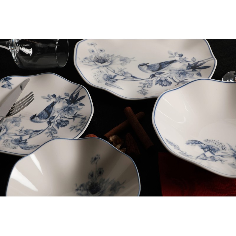 Dinner Set (24 Pieces) GBSNES24Y4E1891 Multicolor