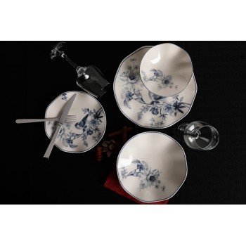 Dinner Set (24 Pieces) GBSNES24Y4E1891 Multicolor