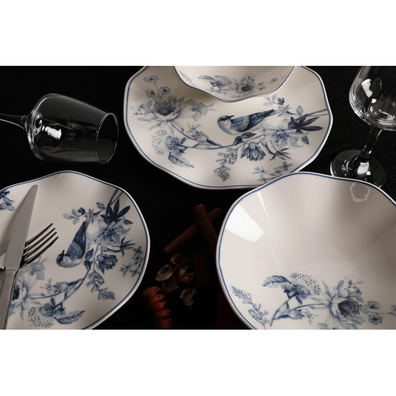 Dinner Set (24 Pieces) GBSNES24Y4E1891 Multicolor