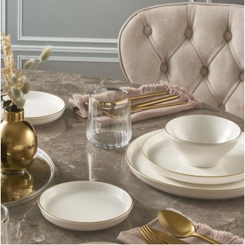 Dinner Set (16 Pieces) GBSBLB16YS30GD Cream