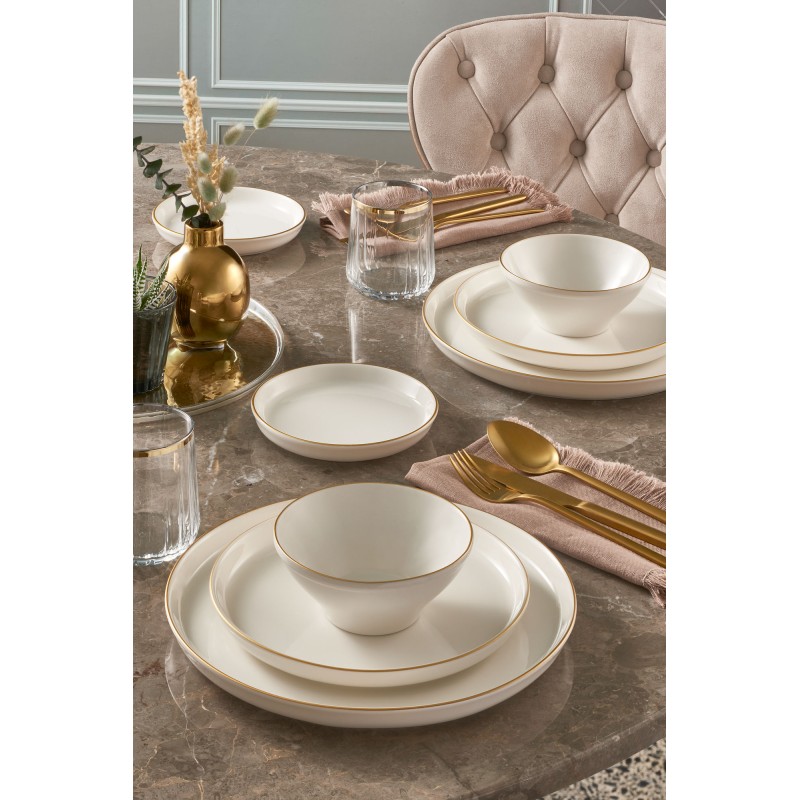 Dinner Set (16 Pieces) GBSBLB16YS30GD Cream