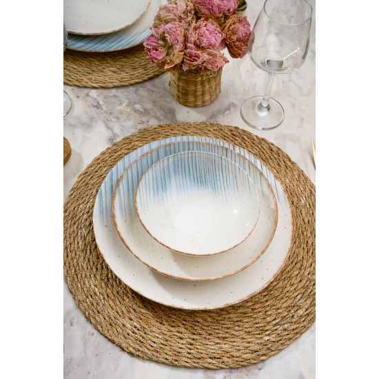 Dinner Set (24 Pieces) GBSATN24Y4R319314 Multicolor Hermia Dinner Set (24 Pieces) GBSATN24Y4R319314 Multicolor