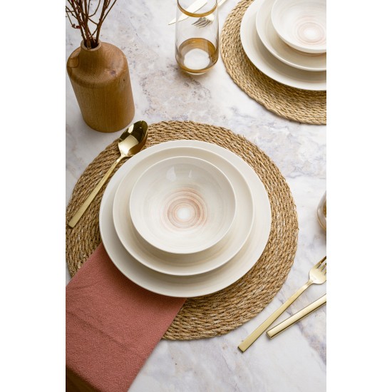 Dinner Set (24 Pieces) GBSATN24Y4E31342 Multicolor Hermia Dinner Set (24 Pieces) GBSATN24Y4E31342 Multicolor