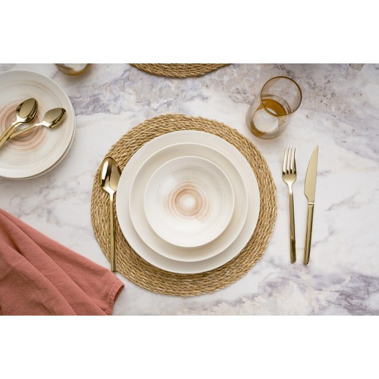 Dinner Set (24 Pieces) GBSATN24Y4E31342 Multicolor Hermia Dinner Set (24 Pieces) GBSATN24Y4E31342 Multicolor