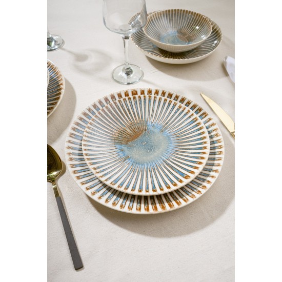 Hermia Dinner Set (24 Pieces) GBSATN24Y4R16463 Multicolor