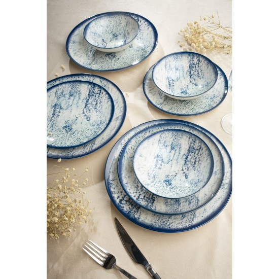 Dinner Set (24 Pieces) GBSATN24Y4R1502 Multicolor Hermia Dinner Set (24 Pieces) GBSATN24Y4R1502 Multicolor