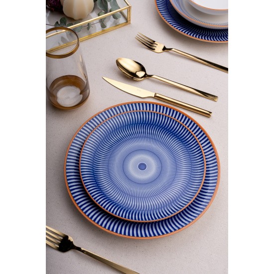 Dinner Set (24 Pieces) GBSATN24Y4R3113 Multicolor Hermia Dinner Set (24 Pieces) GBSATN24Y4R3113 Multicolor