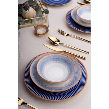Dinner Set (24 Pieces) GBSATN24Y4R3113 Multicolor