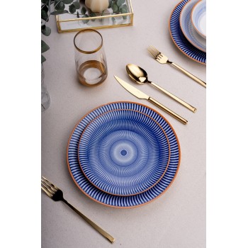 Dinner Set (24 Pieces) GBSATN24Y4R3113 Multicolor