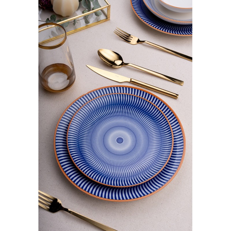 Hermia Dinner Set (24 Pieces) GBSATN24Y4R3113 Multicolor
