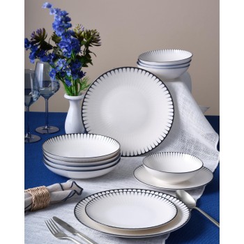 Dinner Set (24 Pieces) GBSATN24Y4R33063 Multicolor