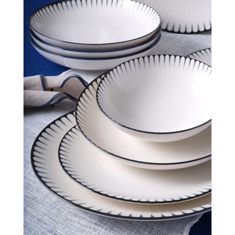 Hermia Dinner Set (24 Pieces) GBSATN24Y4R33063 Multicolor