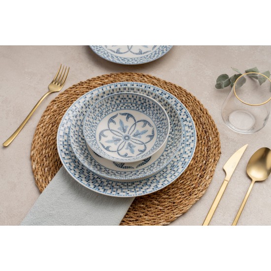 Dinner Set (24 Pieces) GBSATN24Y4R22761 Multicolor Dinner Set (24 Pieces) GBSATN24Y4R22761 Multicolor