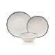 Hermia Dinner Set (24 Pieces) GBSATN24Y458SYH Multicolor
